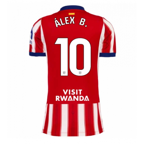 Atletico Madrid Alex Baena #10 Maglia Gara Casa Repliche 2026-27 Donna Maniche Corte Atletico Madrid Alex Baena #10 Maglia Gara Casa Repliche 2026-27 Donna Maniche Corte